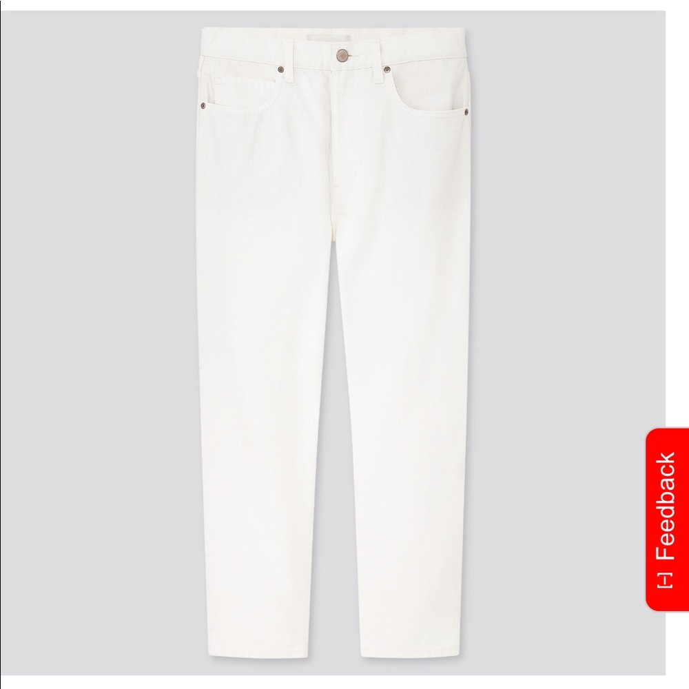 Uniqlo slouch tapered ankle jeans